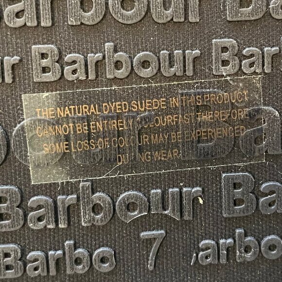 Barbour Foley Slip On Suede & Textile Slippers Navy + Plaid Sz 40/41 EU, 7 UK - Picture 9 of 13